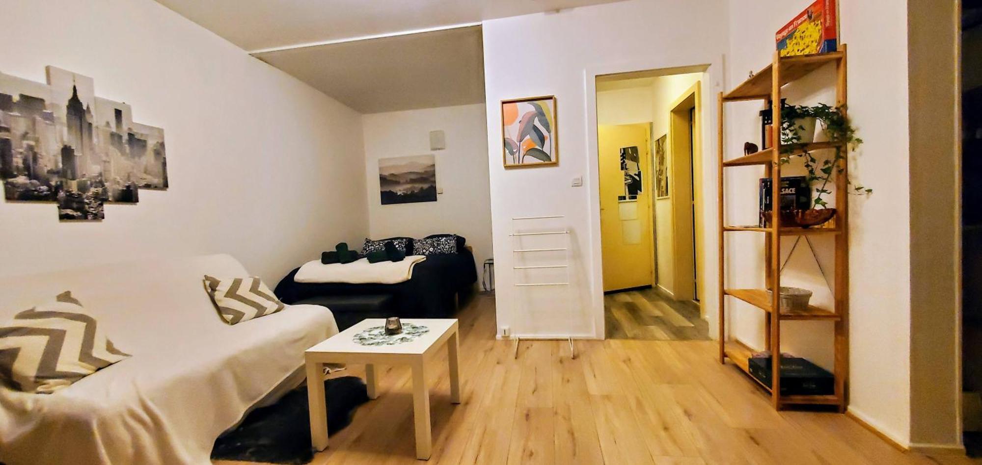 Studio Rdc Calme Avec Parking Ferme Pres Autoroute Et Tram C Mulhouse Exteriör bild